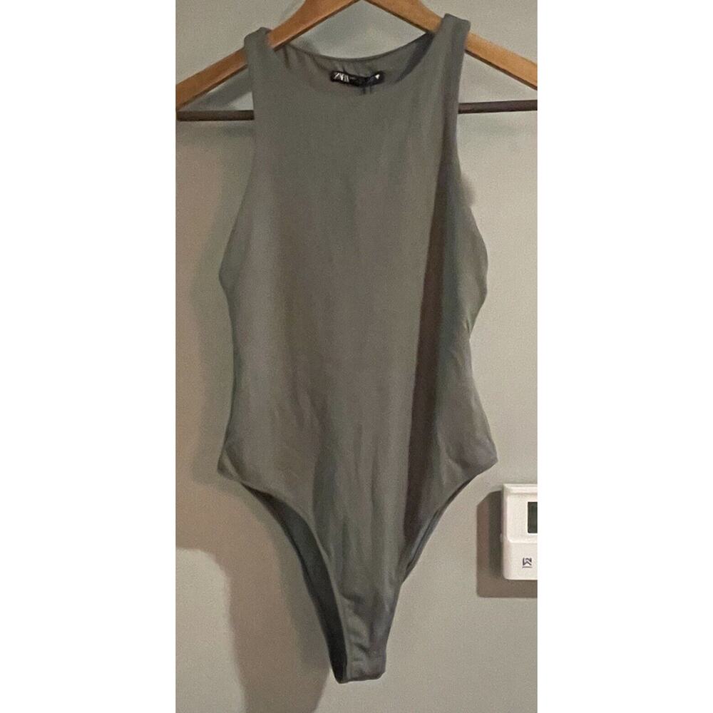 Zara Bodysuit Polyamide Stretch Join Life Womens Small New